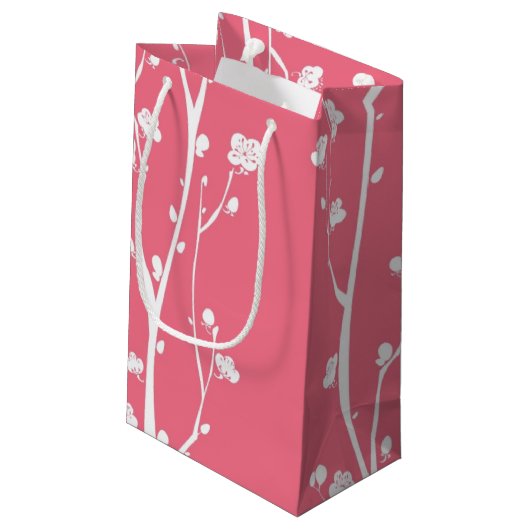 Orientale bloesem klein cadeauzakje (Achterkant Gekanteld)