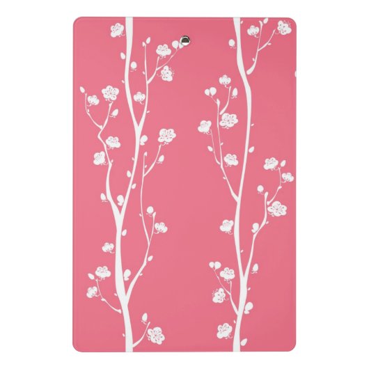 Orientale bloesem mini klembord (Achterkant)