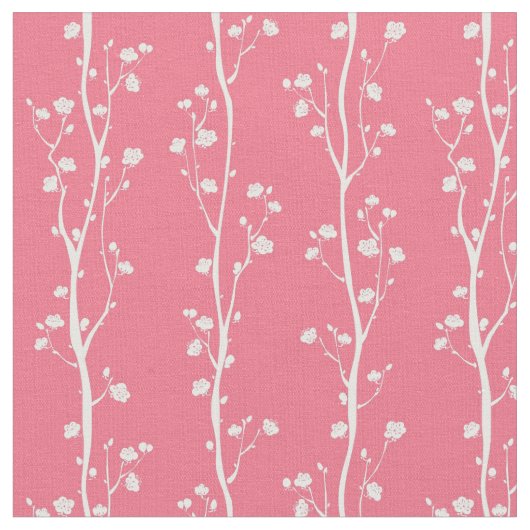 Orientale bloesem stof (Close Up)