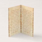 Orientale chinese dame levendig mooi portret visitekaartje (Binnen)