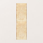 Orientale chinese dame met kop theeportret visitekaartje (Binnenkant ongevouwen)