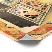  ORIENTALE CHINESE VROUWEN Droog Adverteren Poster (Hoek)