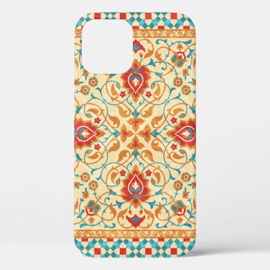 Orientale deklaag, bloempatroon voor sierdoeleind Case-Mate iPhone case (Achterkant)