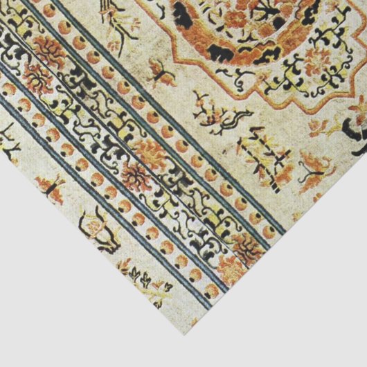 Orientale deklaag in lichtkleuren tissuepapier (Detail)