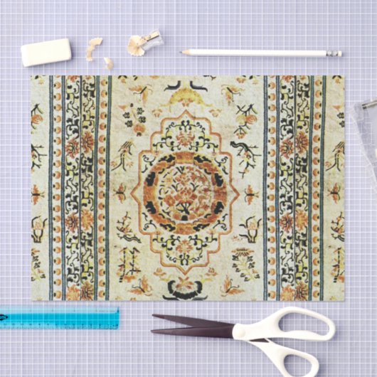 Orientale deklaag in lichtkleuren tissuepapier (Craft)