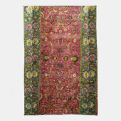 Orientale deklaag in rood en groen theedoek (Verticaal)