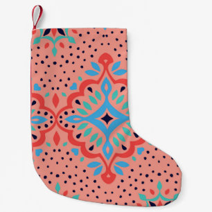 Orientale demaspatroon. Talavera-aardewerk. Kleine Kerstsok