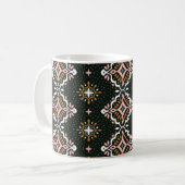 Orientale  demaspatroon. Talavera-aardewerk. Koffiemok (Voorkant links)
