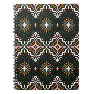 Orientale demaspatroon. Talavera-aardewerk. Notitieboek