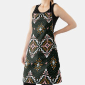 Orientale  demaspatroon. Talavera-aardewerk. Schort (Insitu)