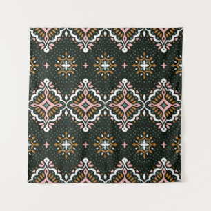 Orientale demaspatroon. Talavera-aardewerk. Wandkleed