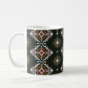 Orientale demaspatroon. Talavera potterij. Koffiemok