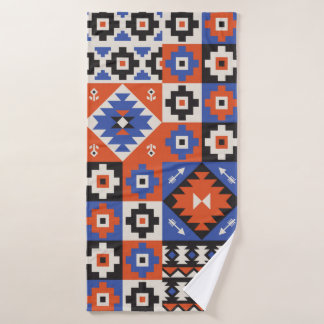 Orientale geometrische naadloze patronen. Ethisch  Badhanddoek