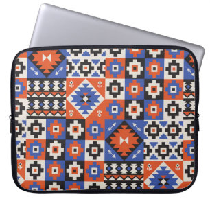 Orientale geometrische naadloze patronen. Ethisch Laptop Sleeve