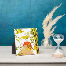 Orientale Japanse bergzon met Bamboo