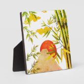 Orientale Japanse bergzon met Bamboo Fotoplaat (Voorkant)