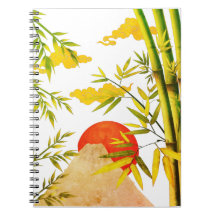 Orientale Japanse bergzon met Bamboo