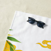 Orientale Japanse bergzon met Bamboo Strandlaken (In situ)