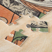 Orientale japanse geisha maiko ukiyo-e art legpuzzel (Zijkant)