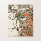 Orientale japanse geisha maiko ukiyo-e art legpuzzel (Verticaal)