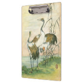 Orientale kranen door het water klembord (Links)