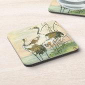 Orientale kranen door het water onderzetter (Linkerzijde)