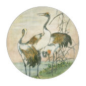 Orientale kranen door het water snijplank (Voorkant)