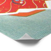 Orientale nativiteitsscène, Mary en Jezus, Poster (Hoek)