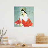 Orientale nativiteitsscène, Mary en Jezus, Poster (Keuken)