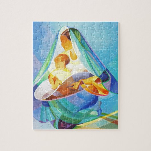 Orientale nativiteitsscène, Mary, Jezus Legpuzzel (Verticaal)