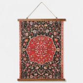 Orientale Perzische tapijtafdrukken Hangend Wandkleed (Voorkant)