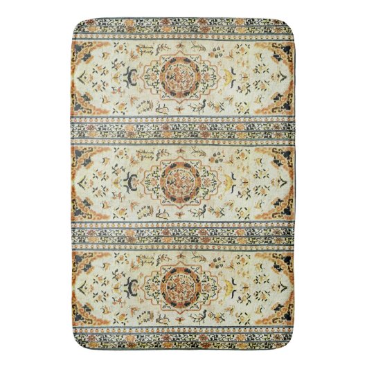 Orientale tapeklek in lichte kleuren badmat (Voorkant Verticaal)