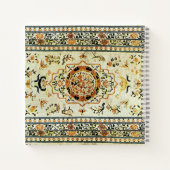 Orientale tapeklek in lichte kleuren notitieboek (Achterkant)