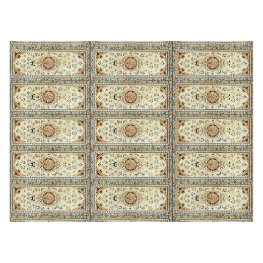 Orientale tapeklek in lichte kleuren tafelkleed (Voorkant (Horizontaal))