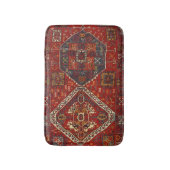 Orientale tapelijn in rood en blauw badmat (Voorkant Verticaal)