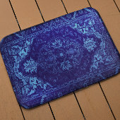 Orientale tapijt - blauwe blik badmat