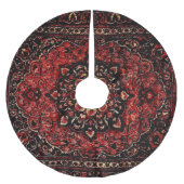 Orientale tapijten, blik in roos gekleurd veld  kerstboom rok (Voorkant)