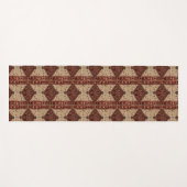 Orientale tapijten, ontworpen voor sinaasappel en  yogamat (Voorkant (horizontaal))