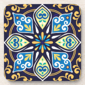 Orientale tegels, Azulejos Bier Onderzetter (Voorkant)