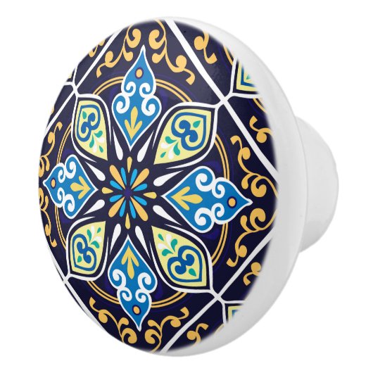 💙 Orientale tegels, Azulejos Ceramic Knob. Keramische Knop (Rechts)