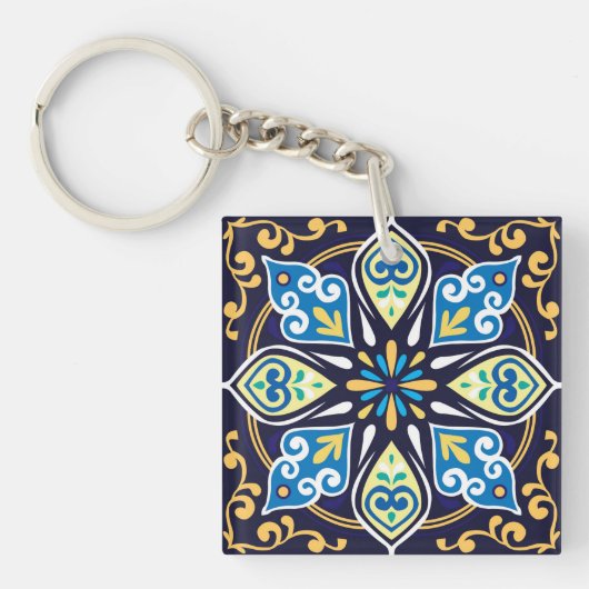 Orientale tegels, Azulejos Sleutelhanger (voorkant)
