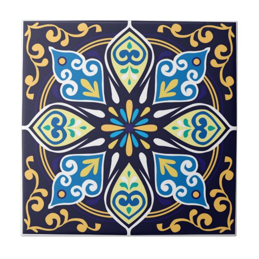 Orientale tegels, Azulejos Tegeltje (Voorkant)