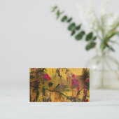 Orientale verf. Japanse stijl Visitekaartje (Staand voorkant)