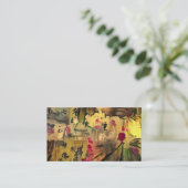 Orientale verf. Japanse stijl Visitekaartje (Staand voorkant)