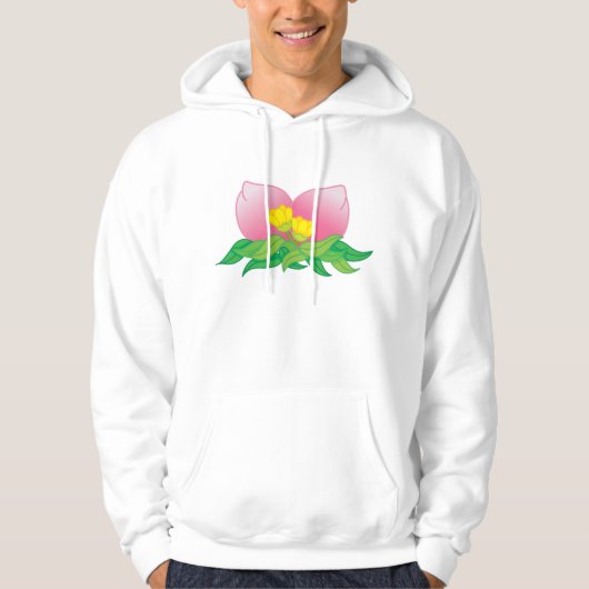 Orientale vruchten en bloemen hoodie (Voorkant)