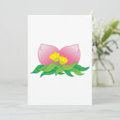 Orientale vruchten en bloemen kaart (Staand voorkant)