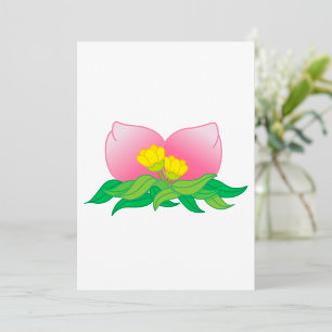 Orientale vruchten en bloemen kaart