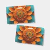 Oriëntatie: Plastic Badge - Horizontaal Niet dat j (Voor- en achterkant)