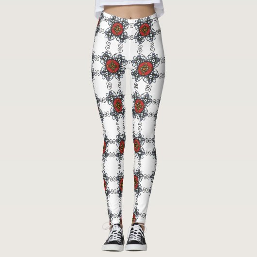 oriëntatiepatroon leggings (Voorkant)