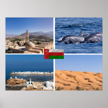 Oriëntatiepunten in het sultanaat Oman